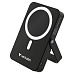 VERBATIM Powerbanka Charge 'n' Go, Magnetická, 10000 mAh, USB-C, Stojánek, Černá