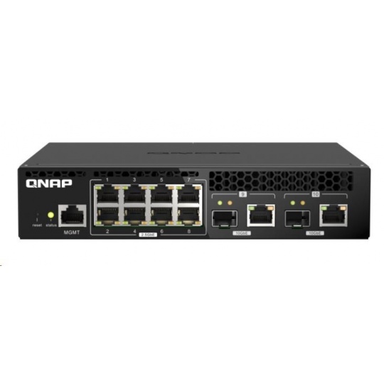 QNAP switch QSW-M2108R-2C (8x2,5GbE,2x10GbE/SFP+combo)