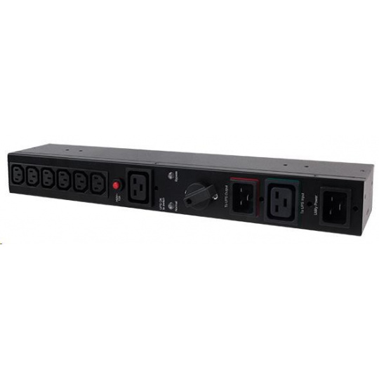 CyberPower Manual Bypass Switch PDU, 16A, (6)C13, (1)C19, (1) IEC-C20, (1) IEC-C19, (2) IEC-C20