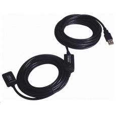 PREMIUMCORD PremiumCord USB 2.0 repeater a prodlužovací kabel A/M-A/F 25m