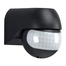 Solight PIR senzor nástěnný, venkovní, černý Solight PIR senzor nástěnný, venkovní, černý