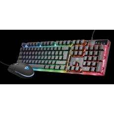 BAZAR - TRUST set klávesnice + myš GXT 838 Azor Gaming Combo CZ/SK - poškozený obal BAZAR - TRUST set klávesnice + myš GXT 838 Azor Gaming Combo CZ/SK - poškozený obal