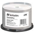 VERBATIM CD-R(50-pack) spindl, AZO 52X,700MB,WHITE WIDE THERMAL PRINTABLE SURFACE NON-ID