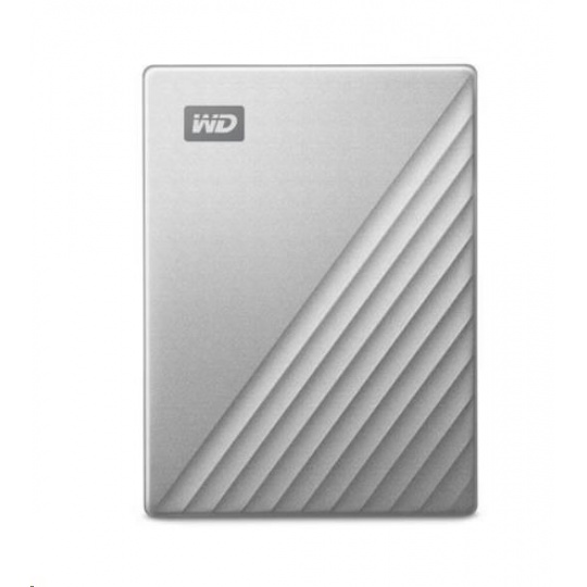 WD My Passport Ultra 2TB, Externí HDD, USB-C 3.0, stříbrná