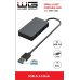 WG - HUB USB-A na 4x USB-A, USB 3.0, 5Gbps, černá