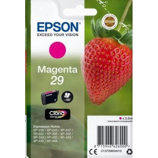 EPSON ink bar Singlepack "Jahoda" Magenta 29 Claria Home Ink