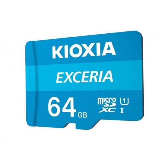 KIOXIA Exceria microSD card 64GB M203, UHS-I U1 Class 10