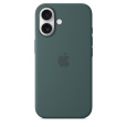 APPLE iPhone 16 Silicone Case with MagSafe - Lake Green