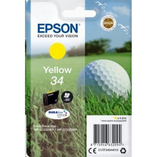 EPSON ink bar Singlepack "Golf" Yellow 34 DURABrite Ultra Ink 4,2 ml