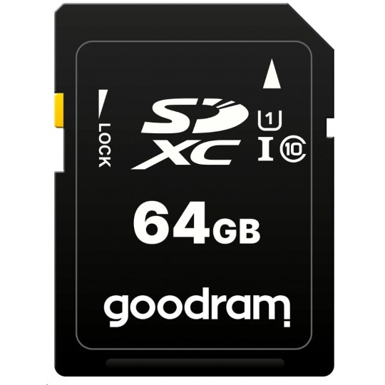 GOODRAM SDXC karta 64GB (R:100/W:10 MB/s) UHS-I Class 10