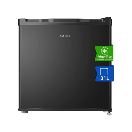 CHiQ CSD31D4E minibar, 31 litrů, 2 přihrádky, -24 °C až +10 °C, mrazák - lednice, 41 dB - rozbaleno, testováno CHiQ CSD31D4E minibar, 31 litrů, 2 přihrádky, -24 °C až +10 °C, mrazák - lednice, 41 dB - rozbaleno, testováno