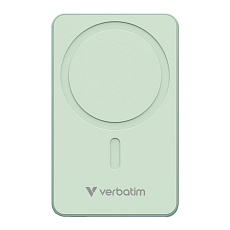 VERBATIM Powerbanka Charge 'n' Go Essentials, Magnetická, 10000 mAh, USB-C, Zelená