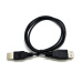 C-TECH kabel USB 2.0 A-A prodlužovací 1,8m