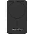 VERBATIM Powerbanka Charge 'n' Go Essentials, Magnetická, 5000 mAh, USB-C, Černá