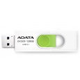 ADATA Flash Disk 64GB UV320, USB 3.1 Dash Drive, bílá/zelená