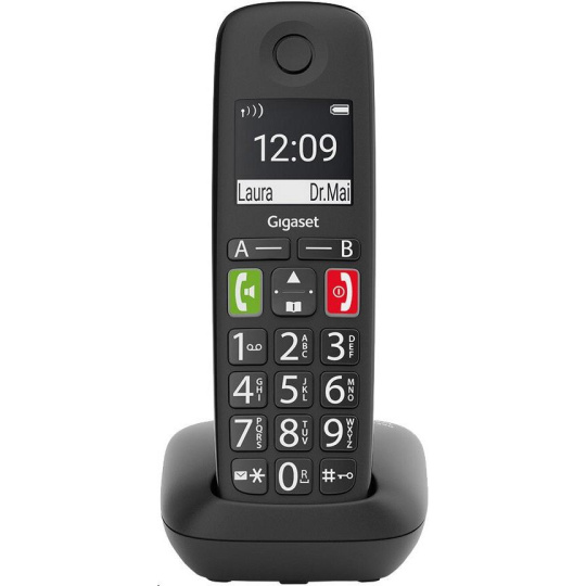 BAZAR - Gigaset E290 černý - Rozbaleno (Komplet)