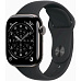 Apple Watch Series 11 GPS + Cellular 42mm Slate Titanium Case with Black Sport Band - S/M