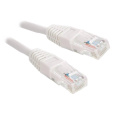 XtendLan patch kabel Cat5E, UTP - 1m, bílý (prodej po 10 ks)