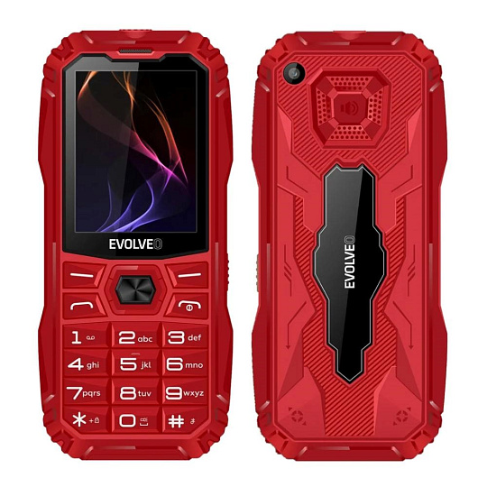 EVOLVEO MaxPhone A1, tlačítkový Dual SIM telefon, červený EVOLVEO MaxPhone A1, tlačítkový Dual SIM telefon, červený