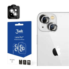 3mk tvrzené sklo Lens Pro ochrana kamery pro Apple iPhone 14, stříbrná