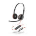 Poly Blackwire 3220 náhlavní souprava, USB-C/A adaptér, stereo
