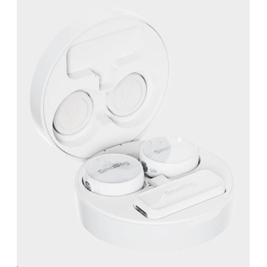 SmallRig 4706 S 60 Wireless Microphone White (USB-C Version) SmallRig 4706 S 60 Wireless Microphone White (USB-C Version)