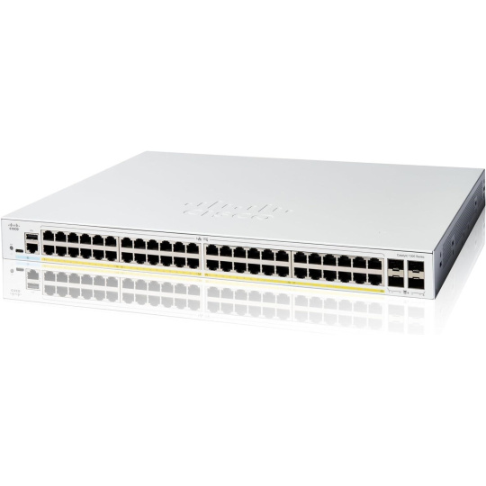 Cisco Catalyst switch C1300-48FP-4G (48xGbE,4xSFP,48xPoE+,740W)