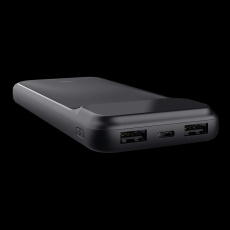 TRUST Powerbanka Avala, 10000 mAh, 1xUSB-C + 2xUSB, černá TRUST Powerbanka Avala, 10000 mAh, 1xUSB-C + 2xUSB, černá
