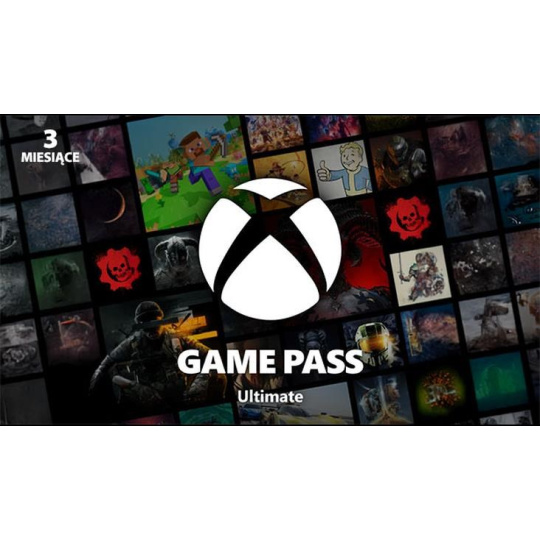 Game Pass Ultimate - 3 měsíce (XSX/XSS/XboxOne/PC/Chmura) Game Pass Ultimate - 3 měsíce (XSX/XSS/XboxOne/PC/Chmura)