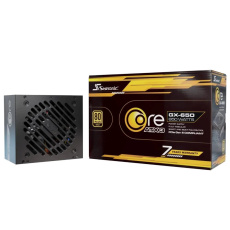 SEASONIC zdroj Core GX 650W, 120mm, Plně modulární, 80+ Gold, ATX 3.1 SEASONIC zdroj Core GX 650W, 120mm, Plně modulární, 80+ Gold, ATX 3.1