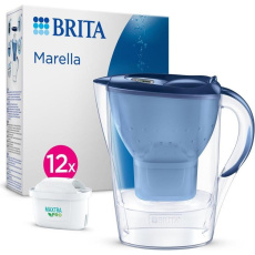 BAZAR - Brita Marella Maxtra filtrační konvice + 12x filtrační patrona - Poškozený obal (Komplet)
