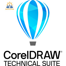 CorelDRAW Technical Suite 2025 3D CAD Education Perpetual License (incl. 1 Yr CorelSure Maintenance)(251+)