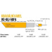 Koaxiální kabel RG-6U/48FA 6,5 mm, duální stínění, impedance 75 Ohm, PVC, bílý, cívka 100m