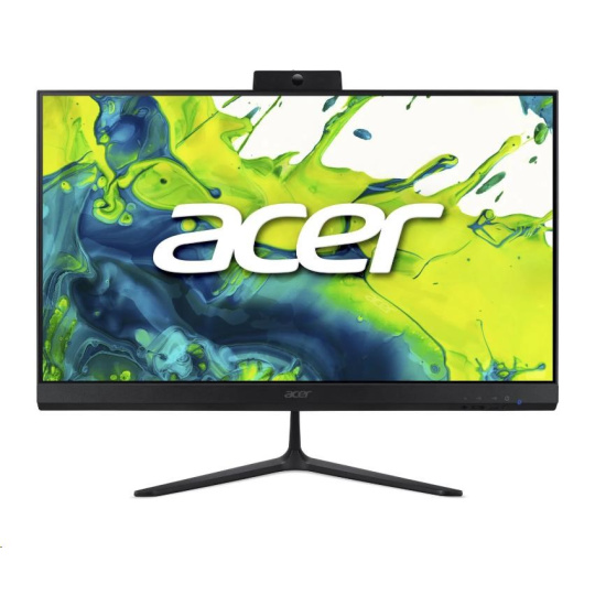 ACER PC AiO Aspire C24-2G_LubC5120U_65W,Core5 120U,23.8" FHD,8GB,512GB SSD,UHD,W11 Pro,Black