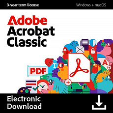 Acrobat Pro 2024 (Classic) for ENT MP ML (+CZ) Government Term License (Set up as 12 month) 1 User, Level 1, 1-9