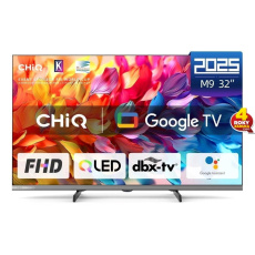 CHiQ L32QM9G TV 32", FHD, QLED, metalická bezrámečková, smart, Google TV, Dolby Audio, HDR, Chromecast CHiQ L32QM9G TV 32", FHD, QLED, metalická bezrámečková, smart, Google TV, Dolby Audio, HDR, Chromecast