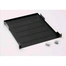 TRITON Police s perforací 19", 1U/750mm, nosnost 40kg, šedá TRITON Police s perforací 19", 1U/750mm, nosnost 40kg, šedá