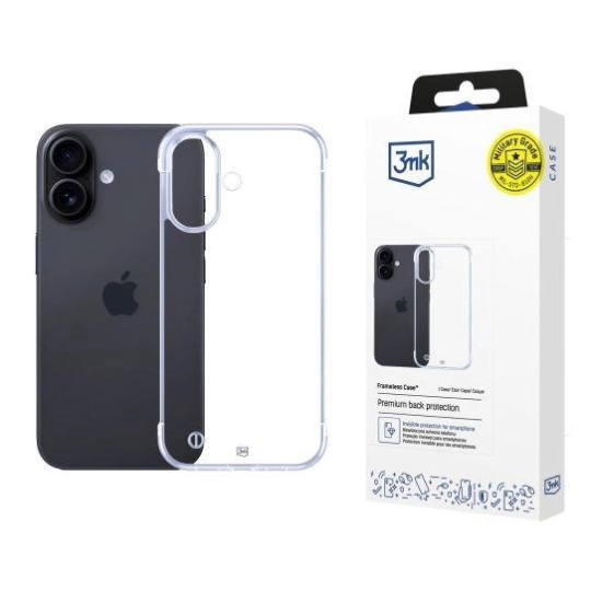 3mk ochranný kryt Just20g Clear Case pro Apple iPhone 17 3mk ochranný kryt Just20g Clear Case pro Apple iPhone 17