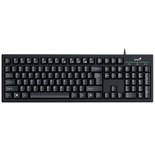 GENIUS klávesnice Smart KB-100, Drátová, USB, černá, CZ+SK layout
