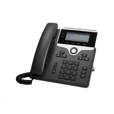 Cisco CP-7821-3PCC-K9=, VoIP telefon, 2line, 2x10/100, 3,5" displej, PoE Cisco CP-7821-3PCC-K9=, VoIP telefon, 2line, 2x10/100, 3,5" displej, PoE
