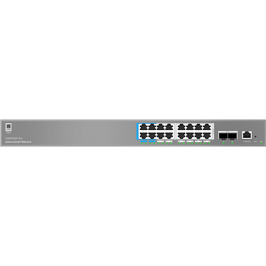 Grandstream GWN7802P Pro Layer 2++ Managed Network switch, 16x Gb RJ45 PoE Grandstream GWN7802P Pro Layer 2++ Managed Network switch, 16x Gb RJ45 PoE