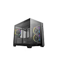 DEEPCOOL Case CG330 3F, mATX, Průhledná bočnice, 3x120mm ARGB Fan, černá