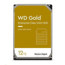 Bazar WD GOLD WD122KRYZ 12TB, SATA III 3.5", 512MB 7200RPM, 255MB/s, CMR, Enterprise rozbaleno