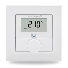 Homematic IP nástěnný termostat se senzorem vlhkosti, bílá Homematic IP nástěnný termostat se senzorem vlhkosti, bílá